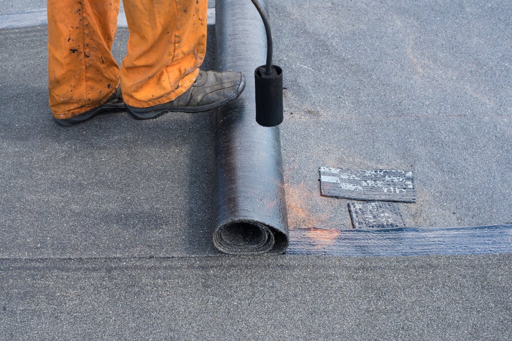 Flat Roof - Torch-On Felt Roofing